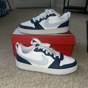 Blue Nike Court Borough Low 2 (GS) Sneakers